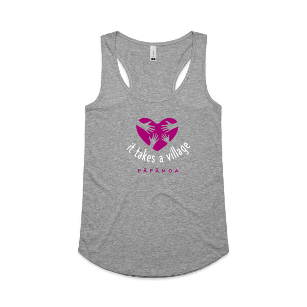 Large Print - Womens Yes Racerback Singlet Thumbnail
